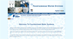 Desktop Screenshot of fountainheadwatersystems.com